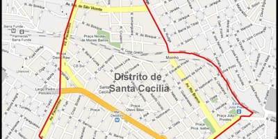 Karte santa cecilia Sao Paulo