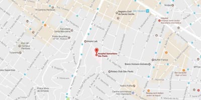 Sanpaulu slimnīcā karte