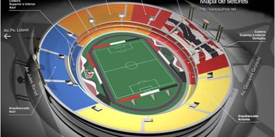 São Paulo stadionā karte