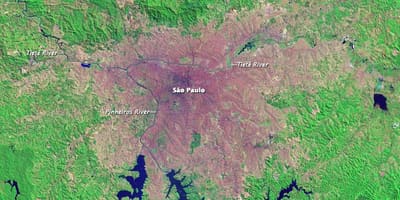 Sanpaulu, topogrāfiskās kartes,