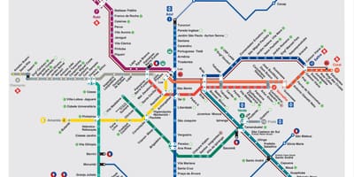 Sanpaulu transporta karti